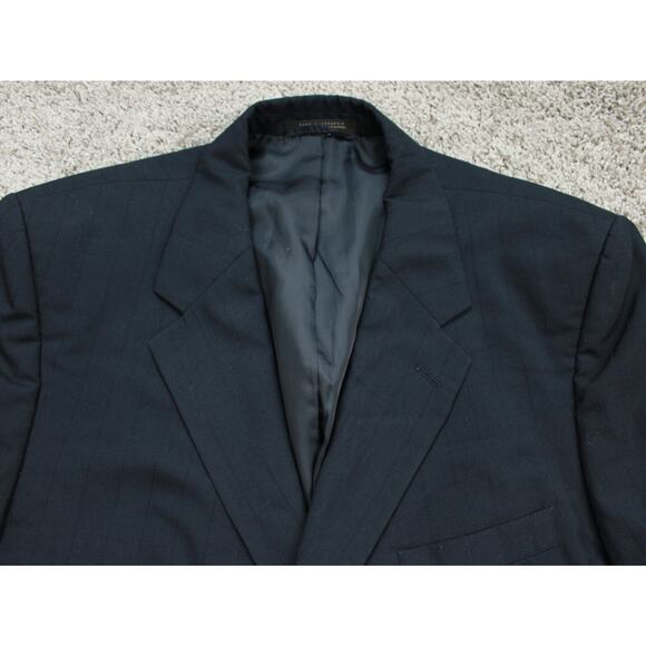 Petrocelli Navy Blazer Mens 44S Wool Blend Sport Coat - Picture 2 of 11